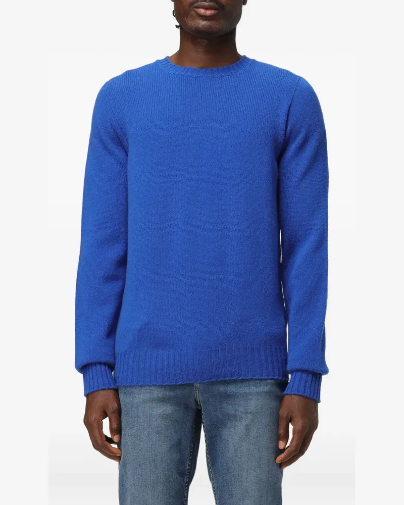 Drumohr  Pullover mit rundem Ausschnitt - Blau Blau