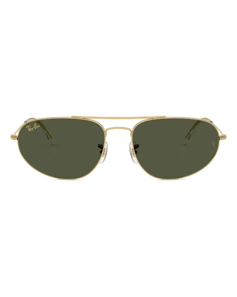 Ray Ban Explorer IV Sonnenbrille mit ovalem Gestell - Gold Gold