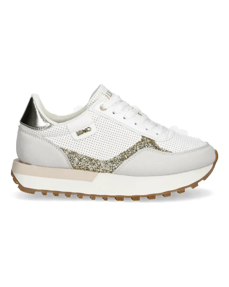 Liu Jo glitter-embellished sneakers - Weiß Weiß