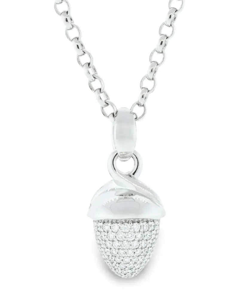 TAMARA COMOLLI Mikado Bouquet diamond pendant - Silber Silber