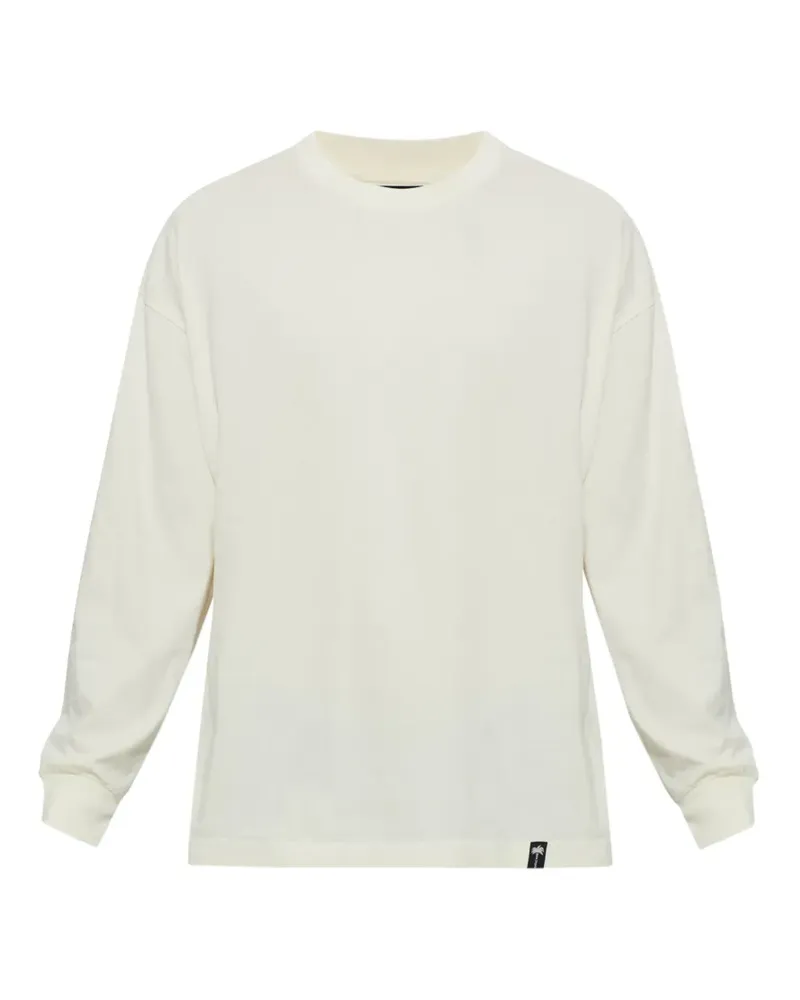 Palm Angels Langarmshirt mit Logo-Print - Nude Nude