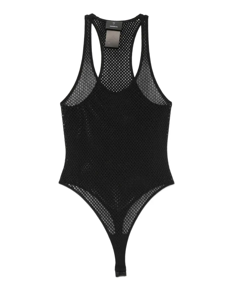 WARDROBE.NYC x RHW mesh bodysuit - Schwarz Schwarz