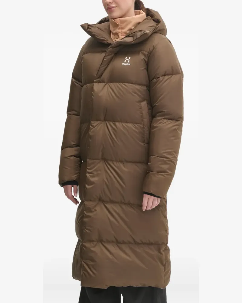 Haglöfs hooded padded coat - Braun Braun
