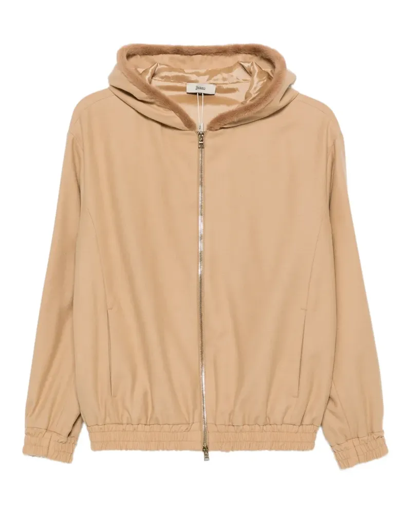 Herno hooded zip jacket - Nude Nude