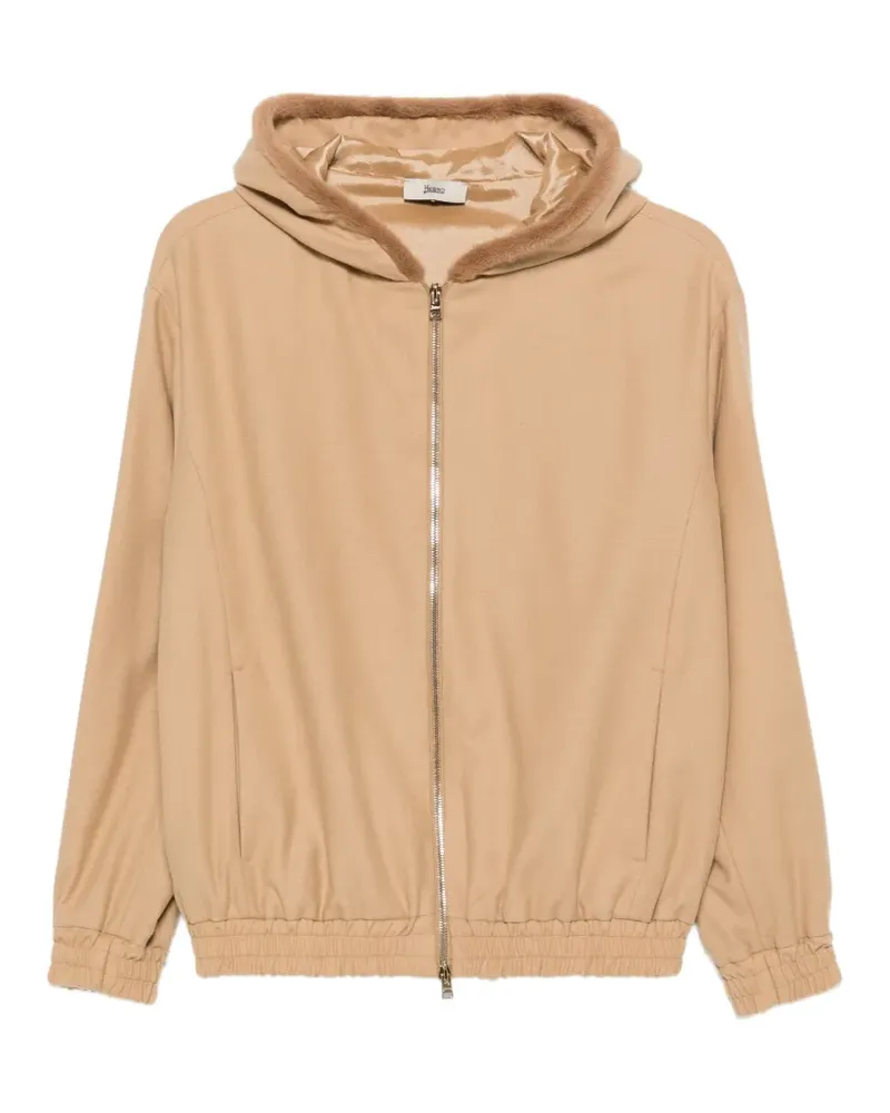 Herno hooded zip jacket - Nude Nude