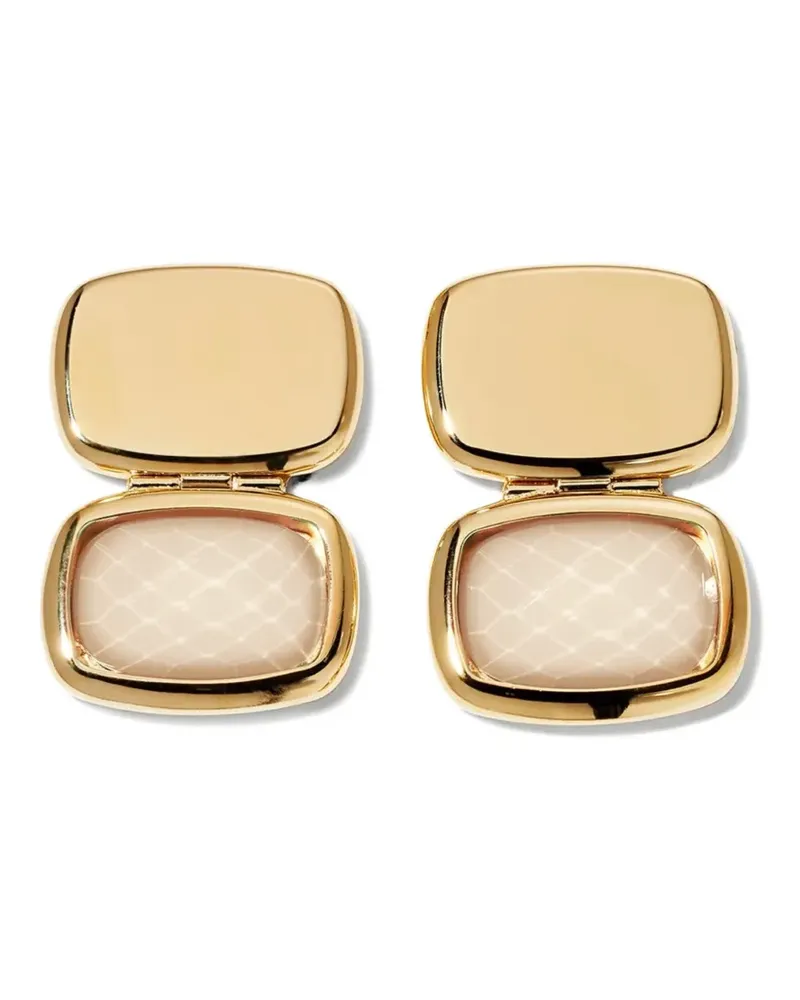 IVI Collection Eckige Toy Drops Ohrringe - Gold Gold