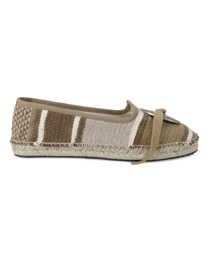 Fortela Frutate striped espadrilles - Braun Braun