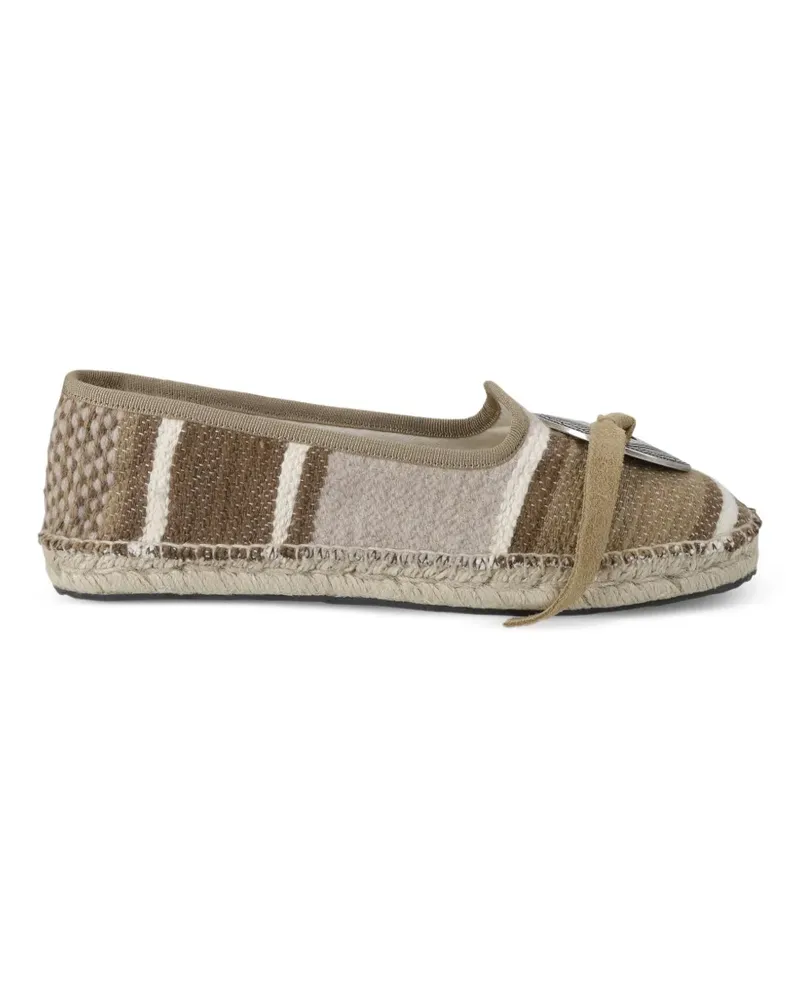 Fortela Frutate striped espadrilles - Braun Braun