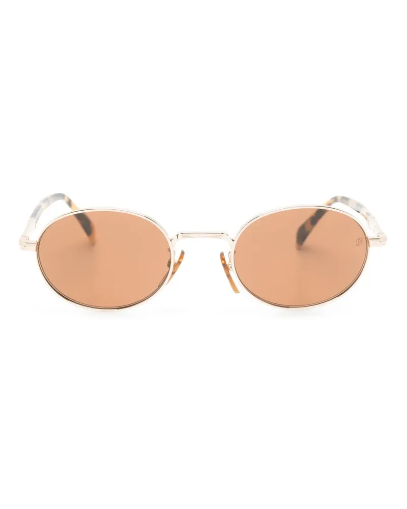 EYEWEAR by DAVID BECKHAM Sonnenbrille mit ovalem Gestell - Gold Gold