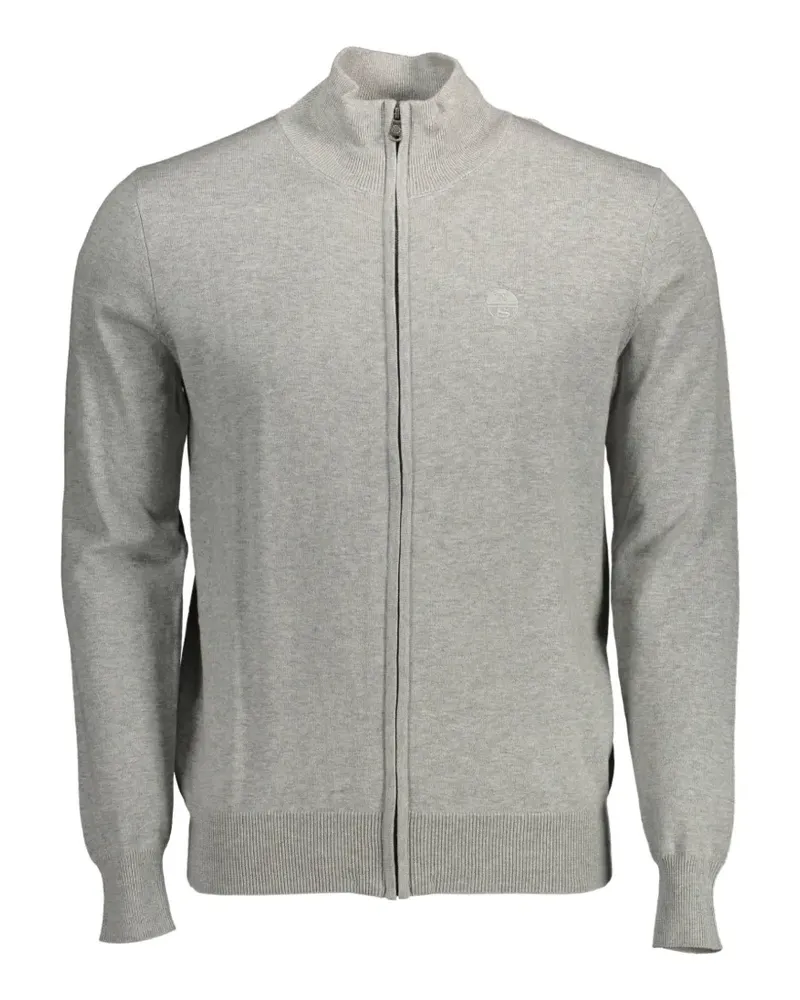 North Sails Grey Cotton cardigan - Grau Grau