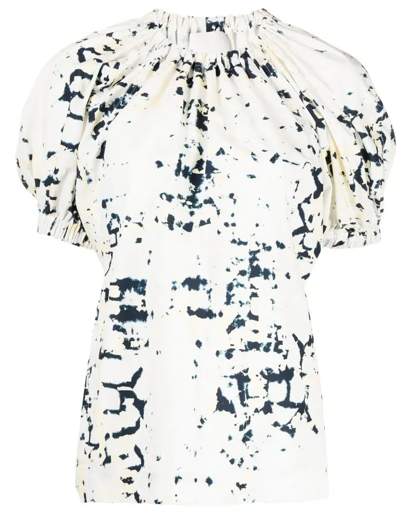 3.1 phillip lim Bluse mit Puffärmeln - Weiß Weiß