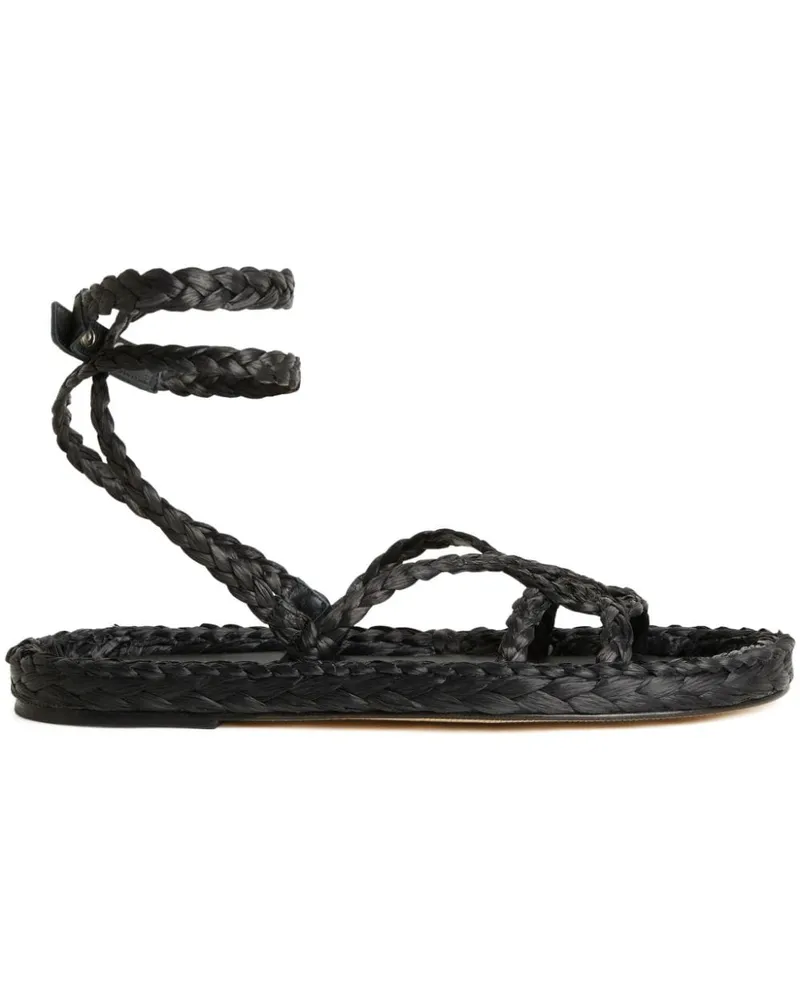 Alanui A Love Letter To India Sandalen - Schwarz Schwarz