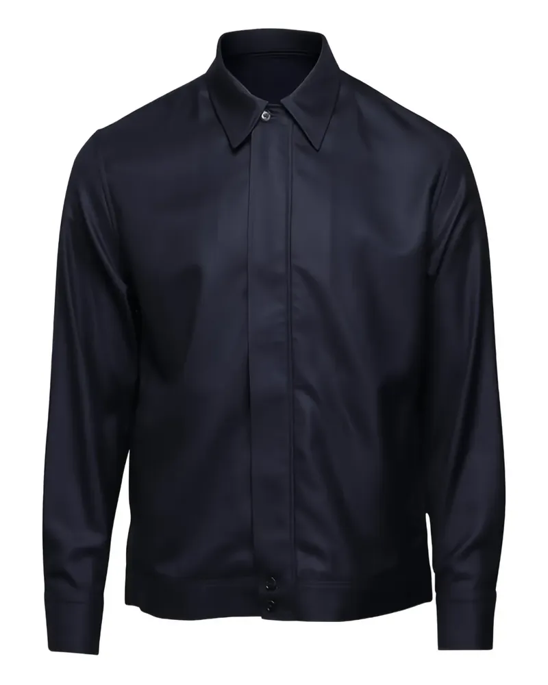 Brioni Hemd mit Kragen - Blau Blau