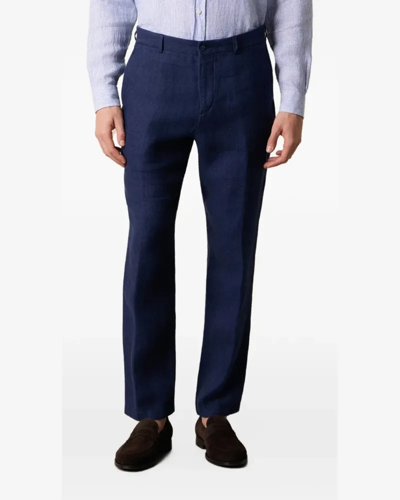 Brooks Brothers Hose mit Schlitz - Blau Blau