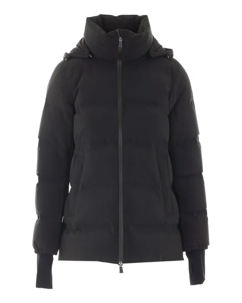Herno Gefütterte Kapuzenjacke - Schwarz Schwarz
