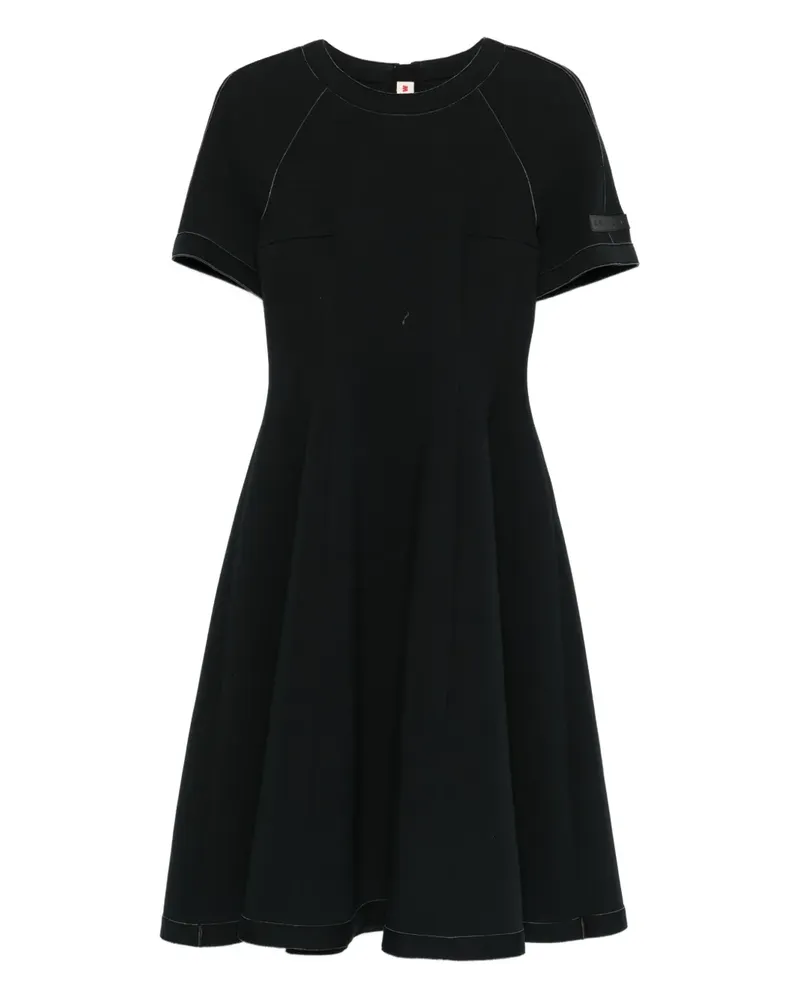 Marni Ausgestelltes Kleid - Schwarz Schwarz