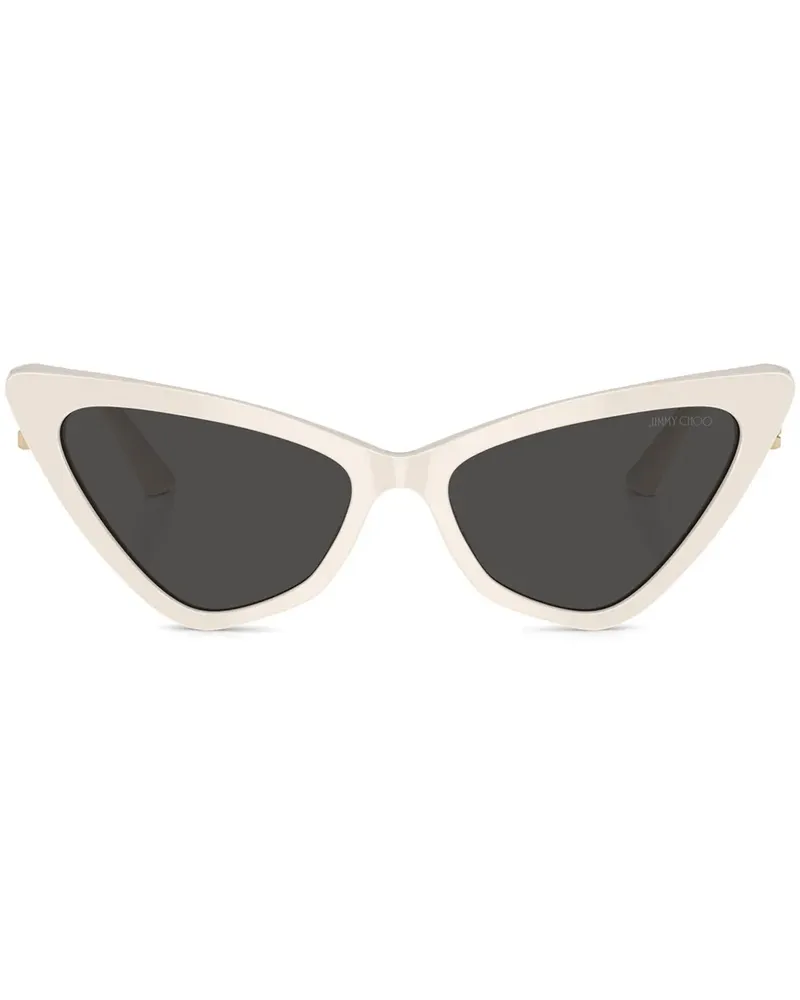 Jimmy Choo Sol Sonnenbrille - Weiß Weiß