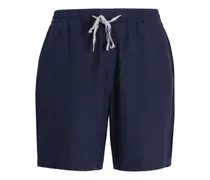 Shorts aus Leinen - Blau