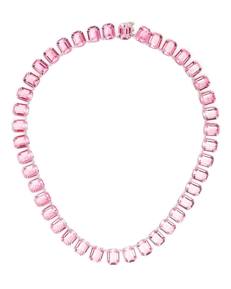 Swarovski Choker mit Kristallverzierung - Rosa Rosa