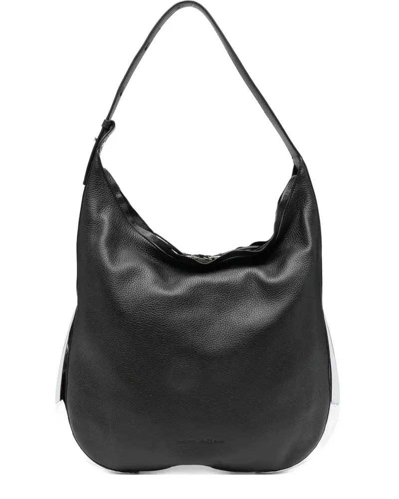 Benedetta Bruzziches Schultertasche aus Leder - Schwarz Schwarz