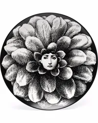 Fornasetti Tema e Variazioni No.124 Wandteller Schwarz