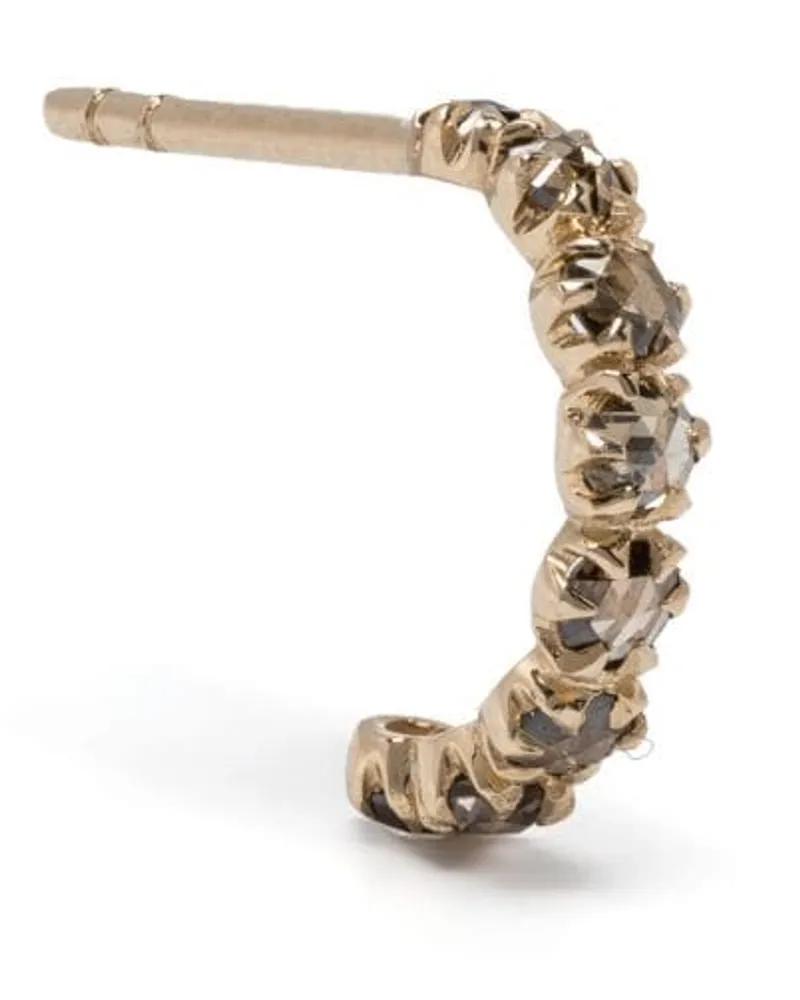 Pascale Monvoisin 9kt Ava Gelbgoldohrring mit Diamant Gold