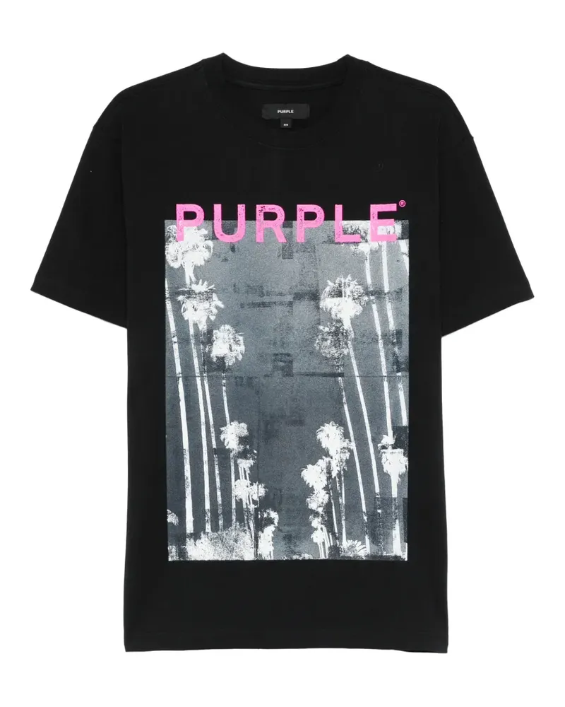 PURPLE BRAND Mirage graphic-print T-shirt - Schwarz Schwarz