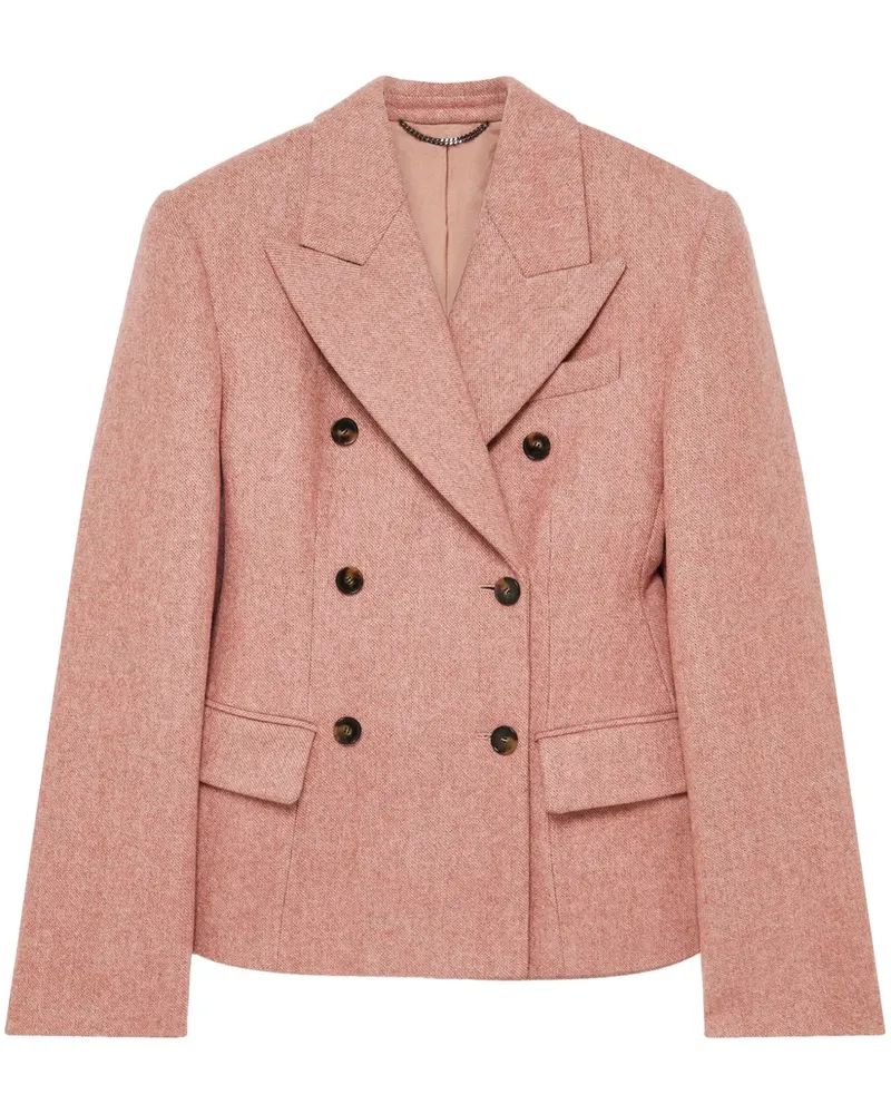 Stella McCartney Doppelreihiger Blazer - Rosa Rosa