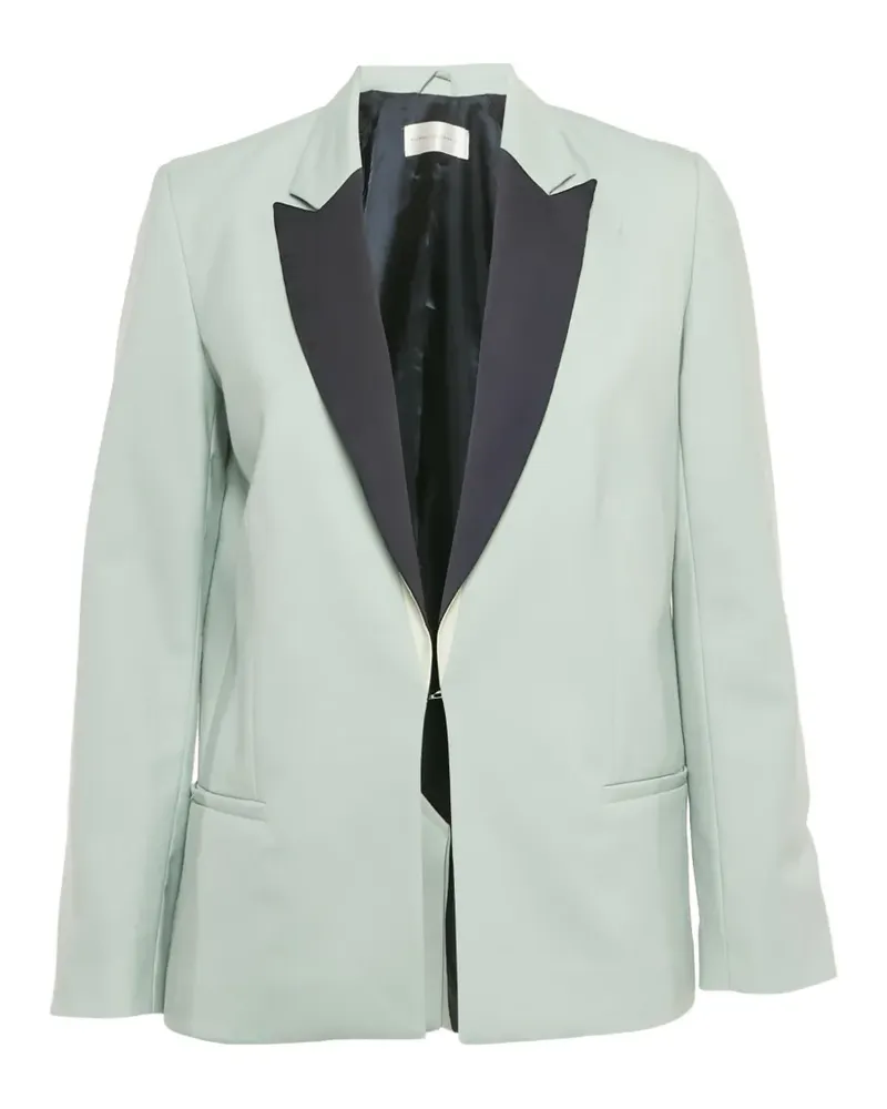 Victoria Beckham notched-lapel blazer - Blau Blau