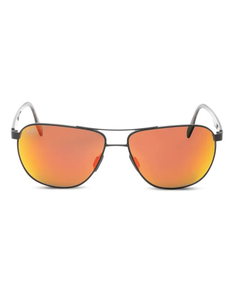 Maui Jim Castles Pilotenbrille - Braun Braun