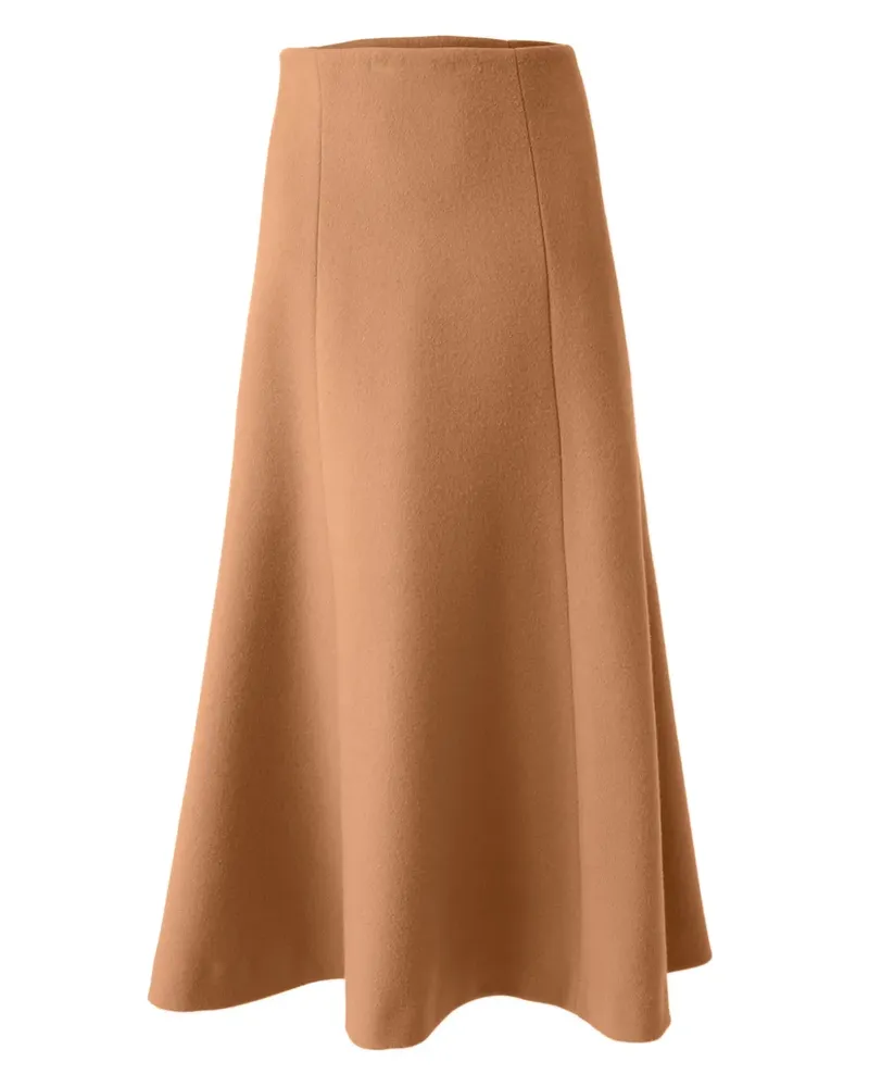 Carolina Herrera New York Klassischer Midirock - Nude Nude