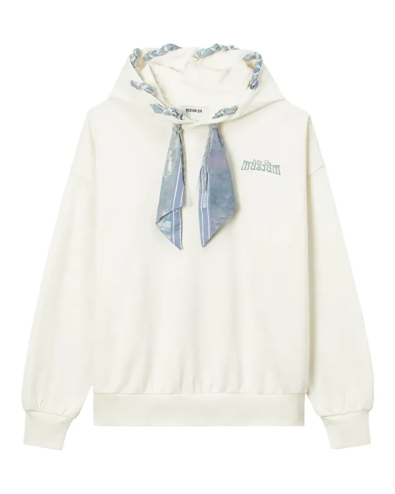Musium Div. Hoodie mit Schaldetail - Nude Nude
