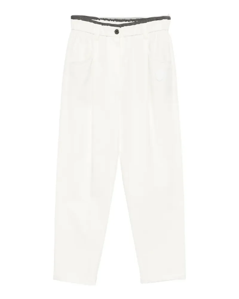 Brunello Cucinelli pleated trousers - Weiß Weiß
