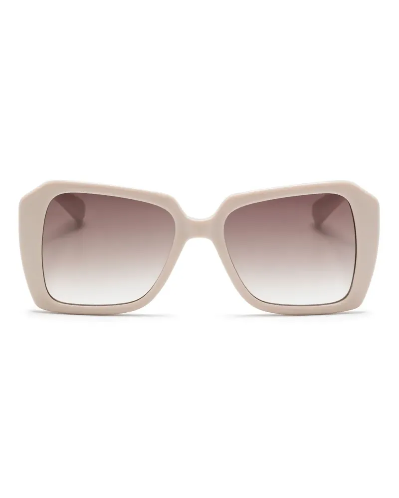 Karl Lagerfeld Eckige Modified Sonnenbrille - Nude Nude