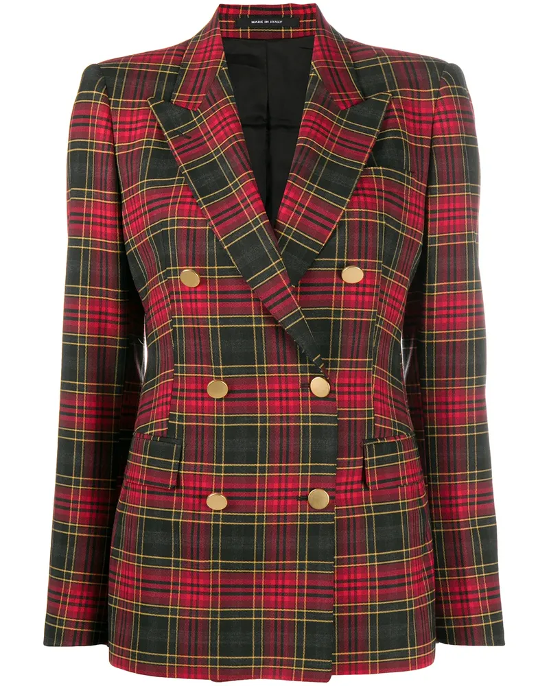 Tagliatore Doppelreihiger Blazer - Rot Rot