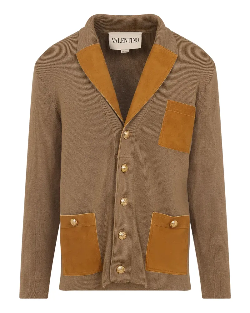 Valentino Garavani Cardigan mit Einsätzen - Braun Braun