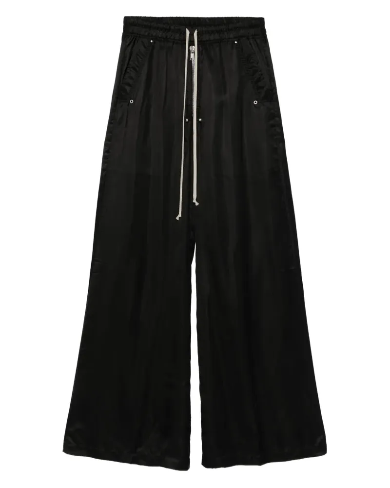 Rick Owens Kordelzug-Hose mit Ösen - Schwarz Schwarz