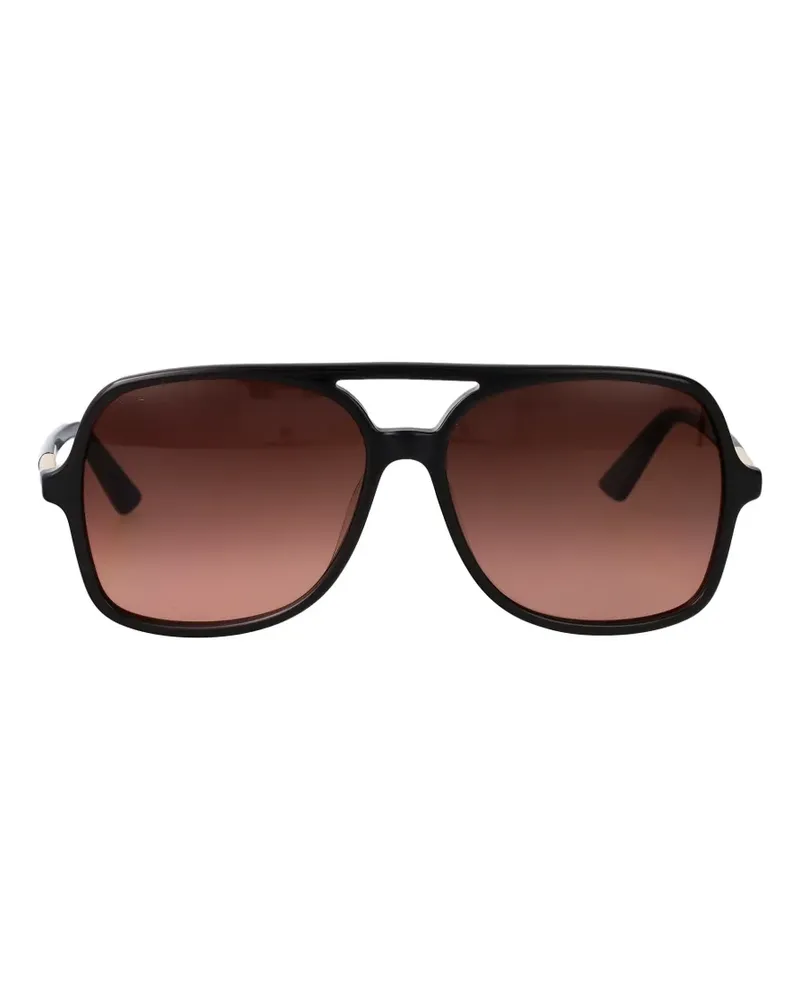 Chloé pilot-frame sunglasses - Schwarz Schwarz