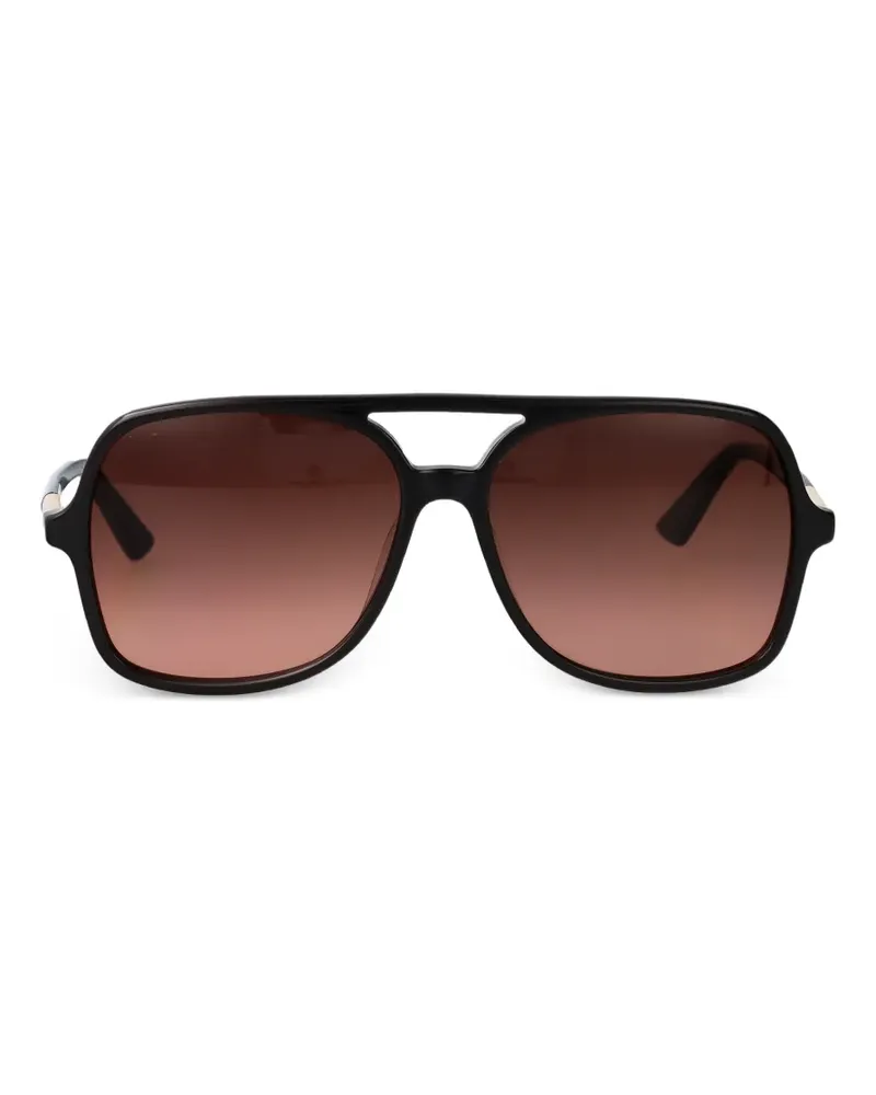 Chloé pilot-frame sunglasses - Schwarz Schwarz
