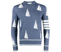 Pullover mit Segelbooten