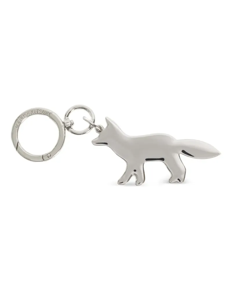 Kitsuné Profile Fox keyring - Silber Silber