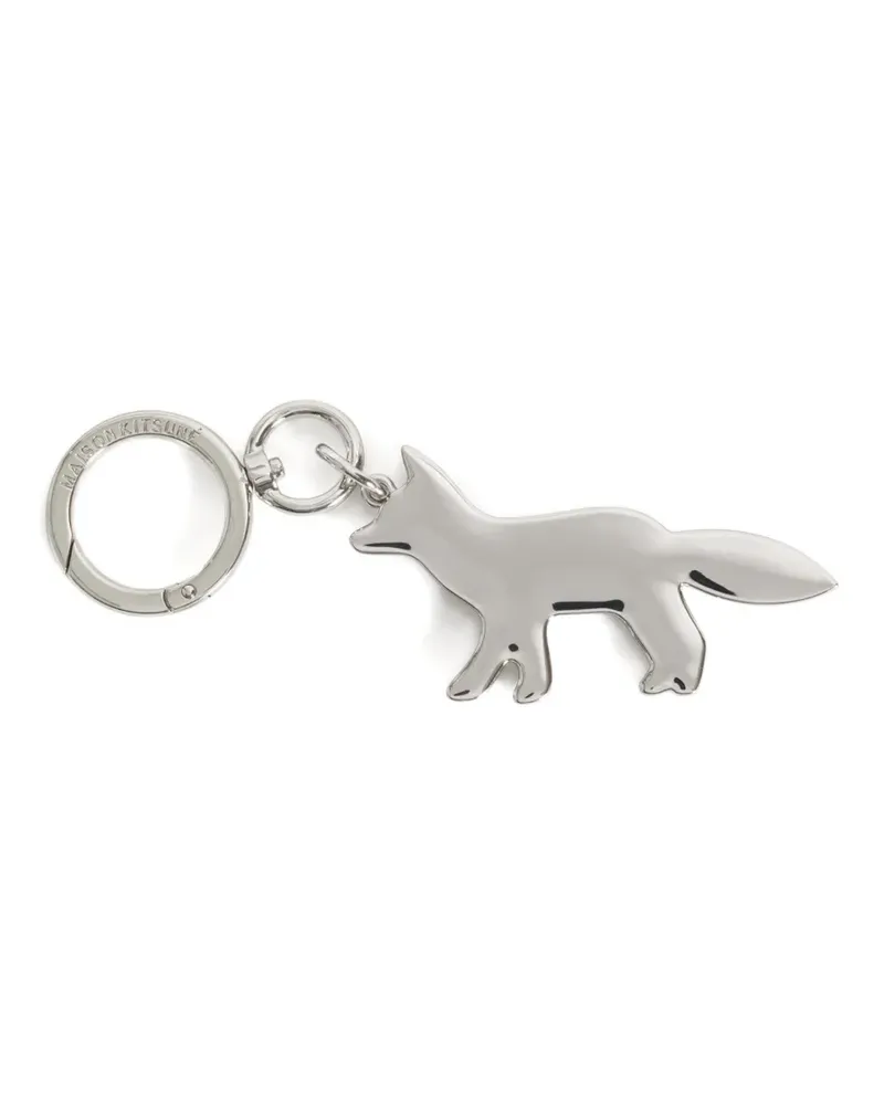Kitsuné Profile Fox keyring - Silber Silber