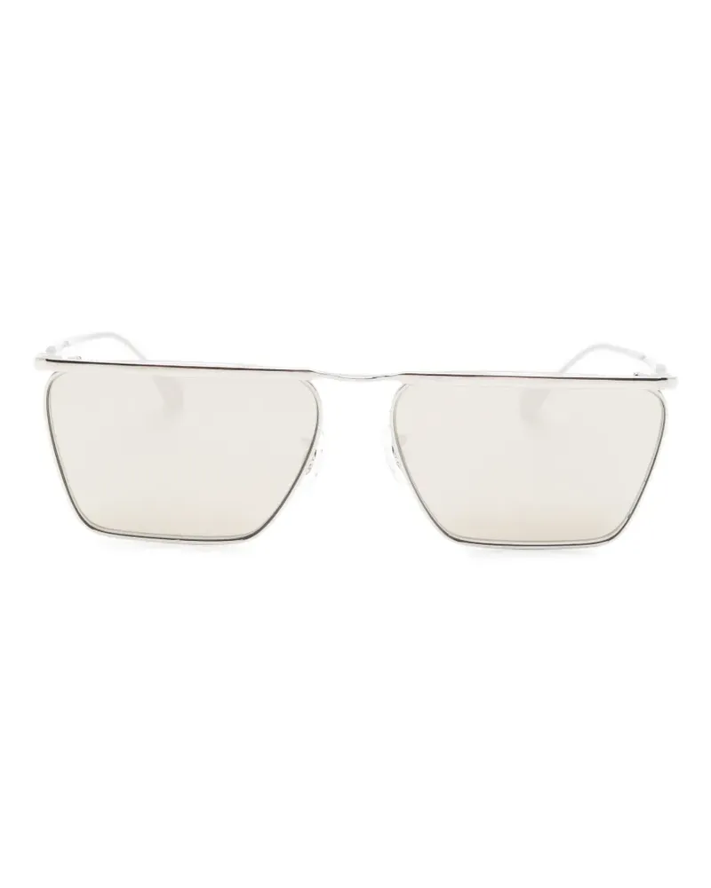 Jil Sander x Oliver Peoples rectangle-frame sunglasses - Silber Silber