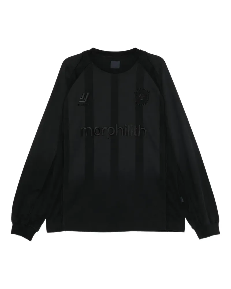 JUUN.J Gestreiftes Sweatshirt - Schwarz Schwarz