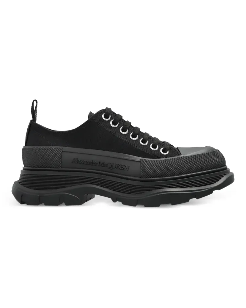 Alexander McQueen Tread Slick Sneakers - Schwarz Schwarz