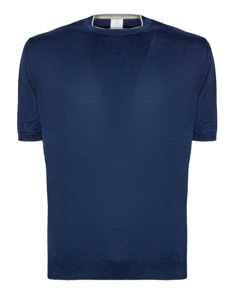 Eleventy short-sleeve T-shirt - Blau Blau