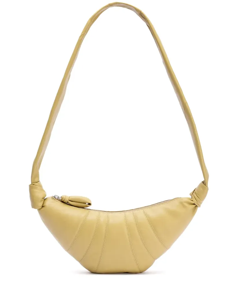 Christophe Lemaire Croissant Schultertasche - Gelb Gelb