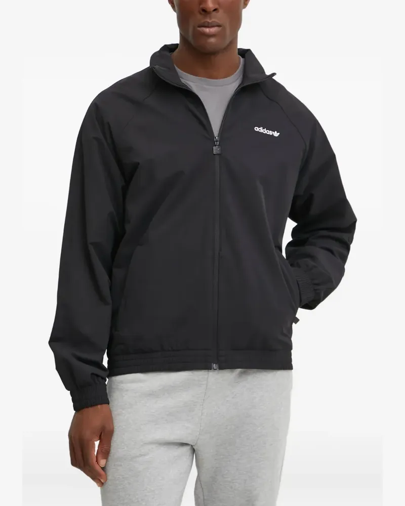 adidas Jacke mit Logo - Schwarz Schwarz