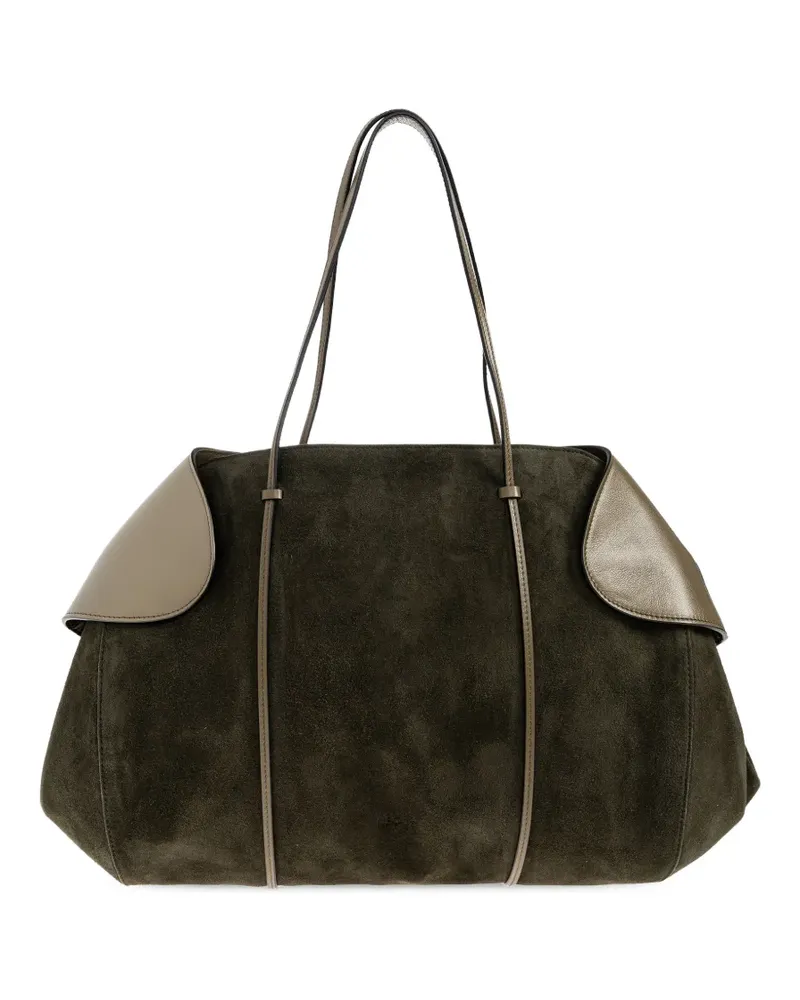 NEOUS Berenices suede tote bag - Grün Grün