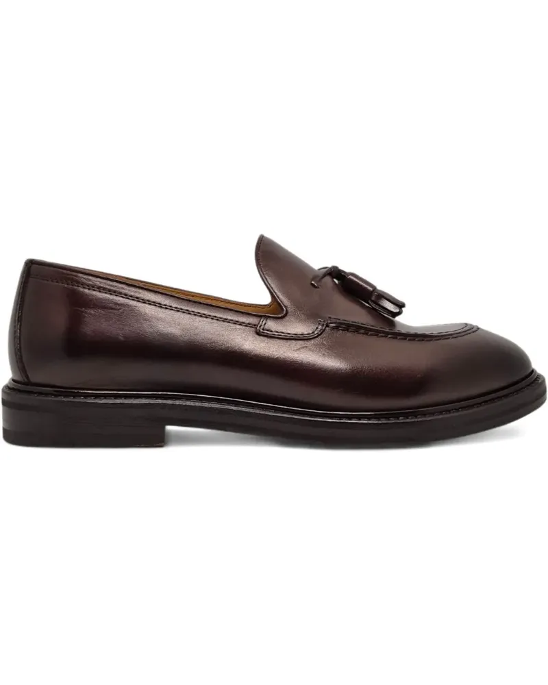 Henderson tassel-detail stitching loafers - Braun Braun